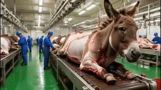 Inside the Donkey-Leather Factory: How Donkey Hide Becomes Luxury Leather?