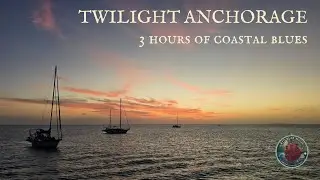 ✨Twilight Anchorage - 3 Hours of Coastal Blues & Ambient Guitar for Relaxation, Sailing & Sleep✨