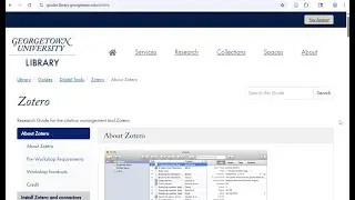 Zotero Tutorial
