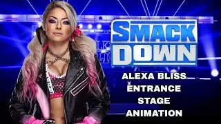 WWE ALEXA BLISS 2020 ENTRANCE AND STAGE ANIMATION: by WWE STAGE 2023