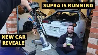 UPGRADED FUEL SYSTEM + SUPRISE CAR REVEAL Injectors + Fuel Pump Install(NA-T SUPRA BUILD SERIES)Ep.5