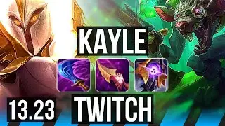 KAYLE vs TWITCH (MID) | 1.7M mastery, 500+ games, Comeback | BR Master | 13.23