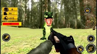 Dinosaur Hunter Jungle Safari | Dinosaur Shooting in Jurassic world - Android GamePlay