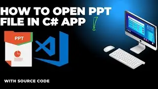 How to open ppt file in C# desktop app