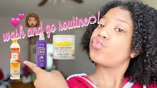 SPRING WASH AND GO ROUTINE💕👩🏽&zwj;🦱3C-4A HAIR