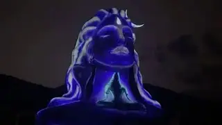 Adiyogi 3D Light Show at Sadhguru's Isha Temple |Divine Light of Blessings #adiyogi #ishatemple
