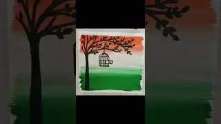 Easy painting 🇮🇳 #trendingvideo #easypainting #shorts#uniquecreation