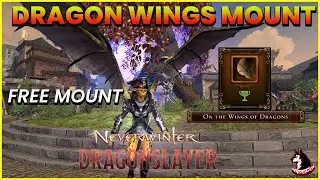 New FREE Mount! Gold DRAGON WINGS Showcase!  On The Wings Of Dragons Campaign - Neverwinter Mod 23