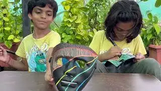 Mask design - by Hrihaan n Kiyaan (03rd November 2025)