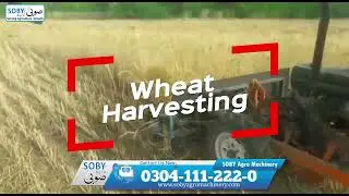 Pakistan Made Reaper Binder | Reaper + Binder | Best Reaper Binder | Soby Agro Machinery