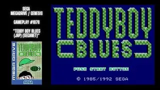 Teddy Boy Blues (JAP) (SegaNet) (Megadrive / Gameplay #1078)