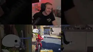 This cheating Deadpool is literally bouncing on it...