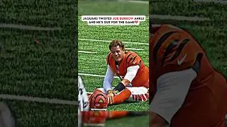 Joe Burrow Ankle Injury looks Bad😨💔 #shorts #nfl