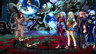 KOF Mugen ➤ High Tech Whip vs Kula Diamond Team