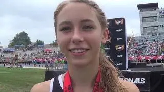 Taylor Ewert interview after winning 2017 NBNO 3k Racewalk