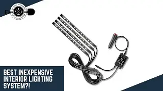 Nilight 4 Strip Interior Under Dash Lighting Kit - Install and Review