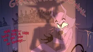 lucifer got into alastors drink storage! - HAZBIN HOTEL COMIC DUB!