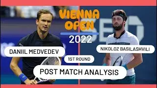 Daniil Medvedev vs Nikoloz Basilashvili Erste Bank Open 2022 | Vienna Post Match Analysis in Hindi