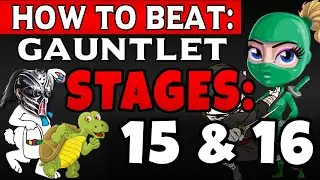 MK11 | How To Beat Gauntlet Stage 15 & 16! Rainbow Ninjas & More Tips