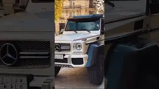 Mercedes G63 AMG 6x6 spotted on the streets of Paris