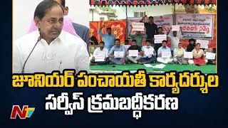 CM KCR Good News To Junior Panchayat Secretaries | Ntv