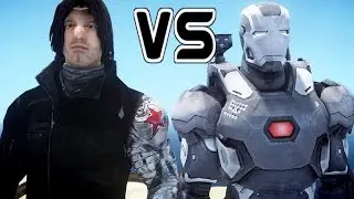 WINTER SOLDIER VS WAR MACHINE - EPIC BATTLE