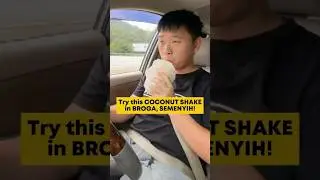 Have you tried this Coconut Shake at Broga, Semenyih before?