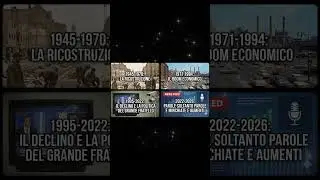 L' Italia dal dopoguerra ad oggi anzich&eacute; crescere un declino totale i  politici attori e attrici