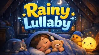 Rainy Lullaby 💤 Sleep Music For Babies ♥ Best Lullaby 🌛 Babies Fall Asleep Quickly After 5 Minutes