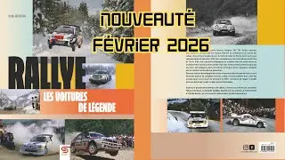 RALLYE LES VOITURES DE LEGENDE - NOUVEAUTE 2026 SOPHIA EDITIONS