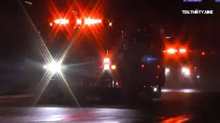 LAFD TASK FORCE 11, LIGHT FORCE 26, RESCUE 13 & BATTALION 1 RESPONDING 