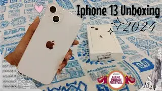 iPhone 13 (128) Unboxing 2024 from Amazon great indian sale camera test 📸 #iphone#apple#iphone13