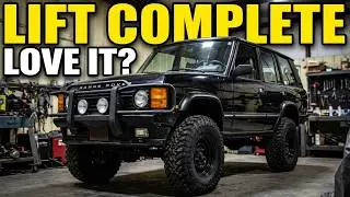 Range Rover Long Travel Lift // Part 3 //  Terrafirma extreme lift // We Got a Leaner with Brakes