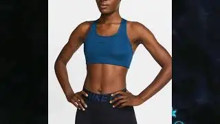 Nike Swoosh Women's Medium-Support 1-Piece Pad Sports Bra Bv3636-432
