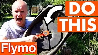 How to change FLYMO BLADE and fit those weird spacers - Simpliglide 330 hover mower instructions
