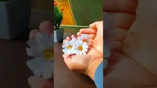 DIY 🌸paper daisy flower craft #craft #craftysubhamarts