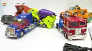 Battle of Giants: Robot Transformers Vs. T-Rex in Epic Car Stunts - Restoration Optimus Prime