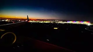 BOEING 757-300 LANDING IN ATLANTA - NIGHT LANDING AT ATL - DELTA 757-300 - W/ ATC AUDIO