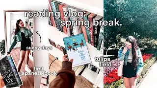 Reading vlog✨popular books, a romance and tulip adventure ✨