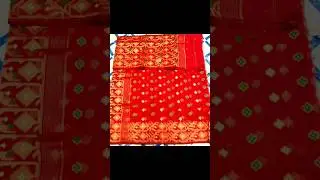 Handlooms Maslin jamdani saree's without bp 🌹#Rs.1,950/-|W-App 8282864328#Youtube shorts#Shorts