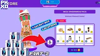 7 New Secret Box Locations 🎄⛄|| Squat Animation || Mega Gingerbread Pack