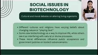 Ethical , Issues and controversies In biotechnology 