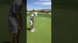 Riley Lewis 6 foot putt