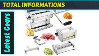 CucinaPro Deluxe Set Pasta Maker: Best Budget Manual Machine for Homemade Pasta