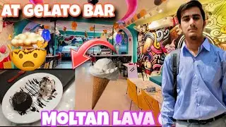 At gelato bar trying moltan lava for first time || yoyobhaivlogs ||watchfullvideo 
