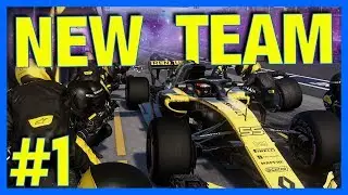 F1 2018 Career Mode : NEW TEAM!! (Part 1)