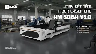 Tăng Năng Suất L&ecirc;n Nhiều Lần Với M&aacute;y Cắt Tấm Laser Fiber 3000W - HM 3015H V 3.0 | Himag