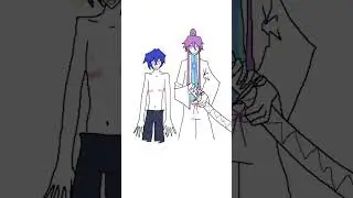 kaito gets top surgery samurai style #vocaloid #kaito #gakupo #talkloid #animation #silly #trans