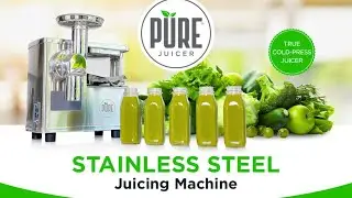 PURE Two-Stage Juicer &ndash; Maximum Juice Extraction with Nutrient-Rich Results