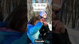 YL in the making #hamradio #YL #alaska
